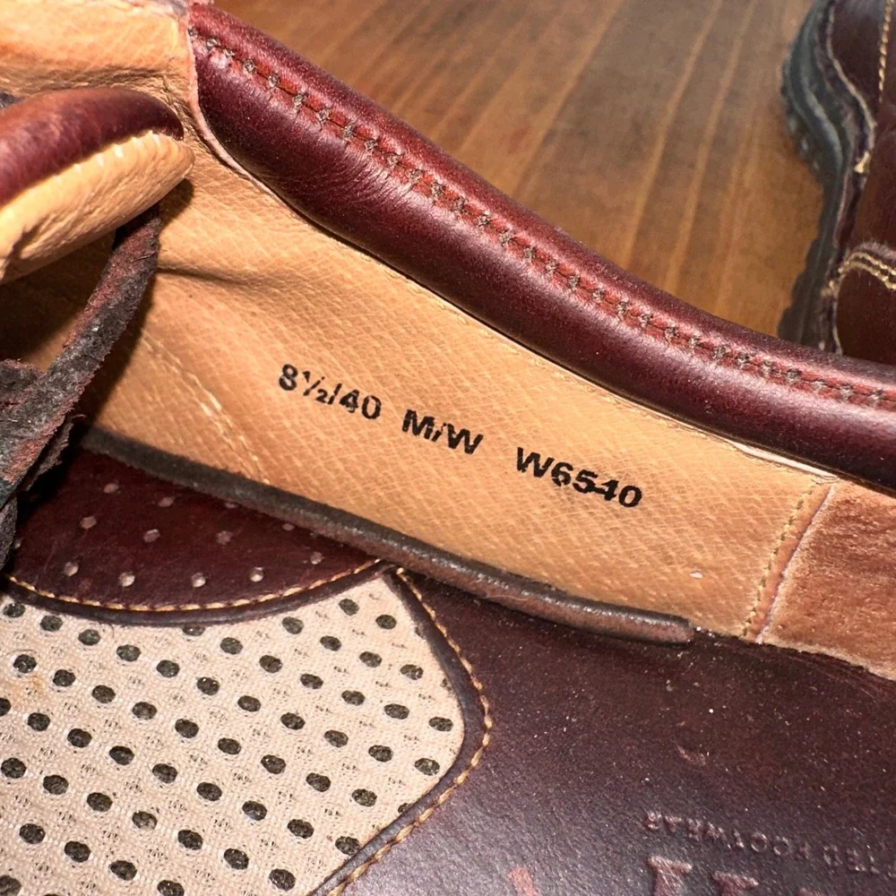 Born Leather Oxford Shoes Womens 8.5 Brown Good W6540 Lace Up Comfort Casual